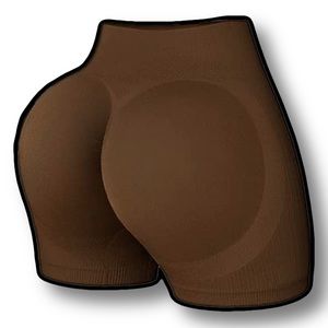 High Waist Butt Lifting Yoga Shorts - Size Large
